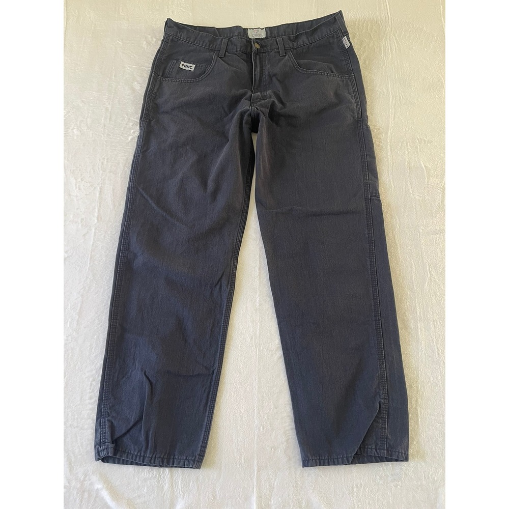 Tyndale FRMC Flame Resistant FR Work Pants Mens 36x30 Gray Arc Rated USA